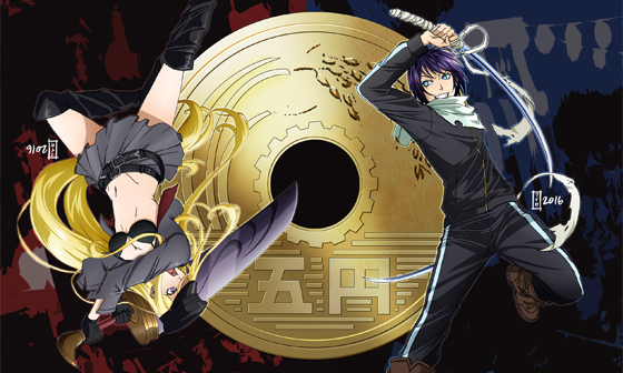 Bishamon and Yato (Noragami)